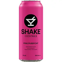 Напій слабоалкогольний Shake Pink Pussycat 7% 0.33 л