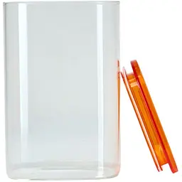 Ємність для зберігання MBM HOME 1.3 л прозора (KP-145 L T/ORANGE) - мініатюра 2