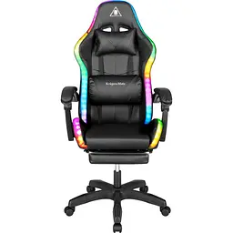 Крісло геймерське Kruger&Matz GX-150 з підставкою для ніг з підсвічуванням RGB - мініатюра 3