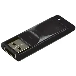 USB флеш накопичувач Verbatim 32GB Slider Black USB 2.0 (98697) - мініатюра 3
