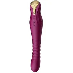 Вібратор Zalo King Vibrating Thruster 30.2 см фіолетовий