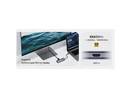 USB-хаб CUDY UH500 Grey - мініатюра 8