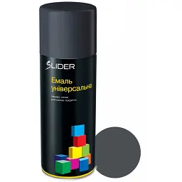 Аерозольна фарба для автомобіля SLIDER 7016 сірий антрацит, 400мл (000023344)