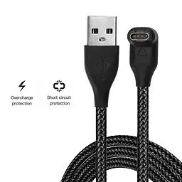 Зарядний пристрій Tamister для смартгодинника Garmin Fenix 5/5S/5X/5X Plus/6/6S/6X Pro/7/7S/7X (USB-Г-подібний вхід) - мініатюра 2
