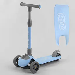Самокат Best Scooter 62х17х31 см Блакитний 000231463 - мініатюра 7