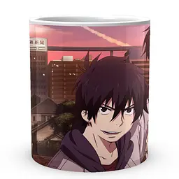 Кухоль GeekLand Blue Exorcist Синій Екзорцист Рін Юкіо BE 02.20 330 мл білий - мініатюра 2