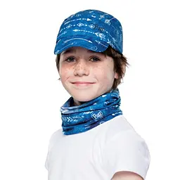 Кепка дитяча Buff Kids Pack Cap archery blue Синій - мініатюра 5