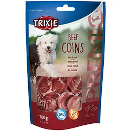 Ласощі для собак Trixie PREMIO Beef Coins 100 г (яловичина)