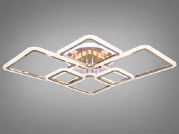 LED люстра на пульті з димером і різнобарвним підсвічуванням, 150W - мініатюра 4