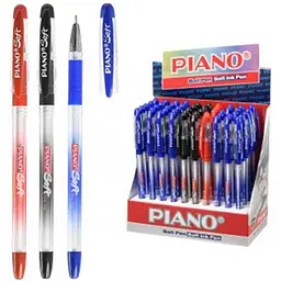 Ручка масляна PIANO синій 0,7мм PT-197 в асортименті