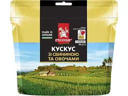 Кускус СТО ПУДІВ 88г зі свининою та овочами