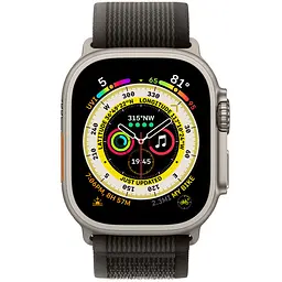 Ремінець Trail Loop для Apple Watch 42(ser.1-3)/44/45/46/49mm (m/l) Black / Grey - мініатюра 2