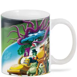 Кухоль GeekLand Футурама Futurama 02.05 боротьба світів.936 330 мл білий - мініатюра 2