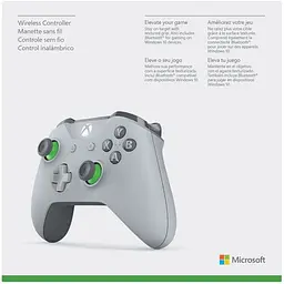 Microsoft Xbox One S Wireless Controller with Bluetooth (Grey/Green) - мініатюра 6