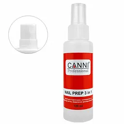 Засіб для знежирення та дегідратації нігтів Canni Nail Prep 120 мл з розпилювачем - мініатюра 2