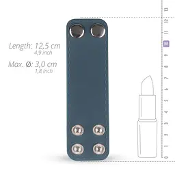 Ерекційне кільце Boners Ball Strap S/M 12.5 см сірий - мініатюра 4