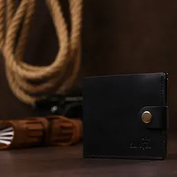 Матове чоловіче вінтажне портмоне Shvigel 16453 чорне - мініатюра 8