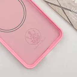 Чохол Silicone Cover Lakshmi Full Camera (AA) with MagFit для Motorola Moto G75 5G Рожевий / Light pink - мініатюра 3