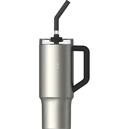 Термокухоль MiJia Straw Cup 1л Steel [MJXGB01RM] [133608]