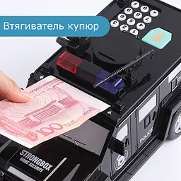 Дитяча Електронна Копілка Сейф Інкасаторська Машина - мініатюра 5