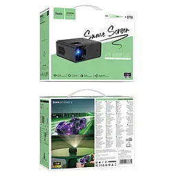 Проектор HOCO DT6 wireless projector (720P same screen version) (EU) (6942007663632) - мініатюра 2