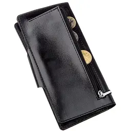 Чоловічий шкіряний гаманець SHVIGEL 18х8,5х1 см acs0016054 - мініатюра 5