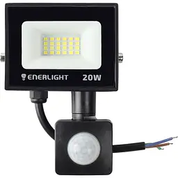Прожектор світлодіодний Enerlight Mangust 20 Вт з датчиком руху (MANGUST20SMD80СS) - мініатюра 2