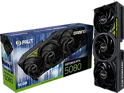Відеокарта GeForce RTX 5080 16GB Palit GamingPro V1 (NE75080019T2-GB2031Y)