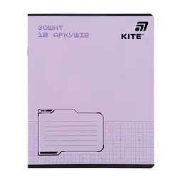 Зошит Kite One color, 18 аркушів, клітинка (K26-236-1), в асортименті - мініатюра 4