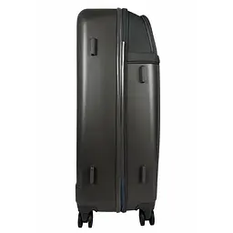 Валіза велика Semi Line T5736-3 28 дюймів ABS/текстиль 70×48×29,5 см Темно-коричневий/Сині лінії - мініатюра 2