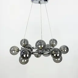 Підвісна люстра в хромі Arte Lamp Bolla Line.F MJ 17-600 CH+GR