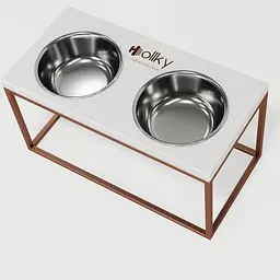 Hollky Base L — миски на підставці для середніх і великих собак (2 × 0,95 л) - мініатюра 7