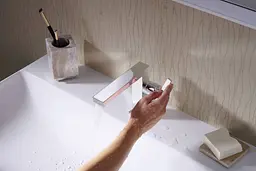 Змішувач для умивальника Hansgrohe Tecturis E CoolStart EcoSmart+ з д/к push-open chrome 73020000 - мініатюра 5