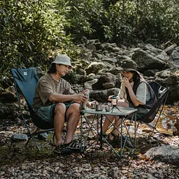 Стілець складаний ультралегкий Naturehike Stellaluna L04 CNK2450JJ015 сірий - мініатюра 11