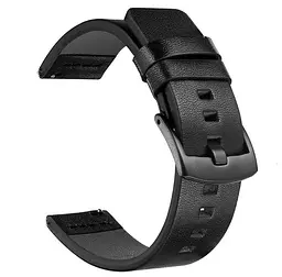 Шкіряний ремінець Primo Classic для годинника Samsung Galaxy Watch 42 мм (SM-R810) Black - мініатюра 2