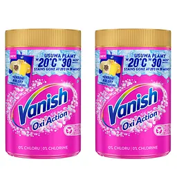 Плямовивідник-підсилювач прального засобу Vanish Powder Base Pink 2.8 кг (1.4 кг x 2 шт.)