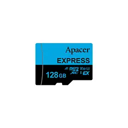 Карта пам'яті microSDXC (UHS-1 U3) Apacer Express 128Gb class 10 V30 A1 Read/Write:810/700 MB/sec (Compatible with Nintendo Switch 2) (AP128GMCEXG3X17-RA)