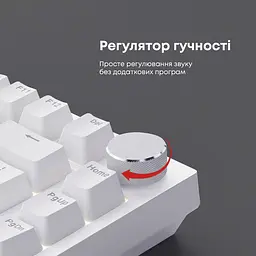 Клавіатура Ajazz AK820 Red Switch White (AK820-R-W) [163666] - мініатюра 16