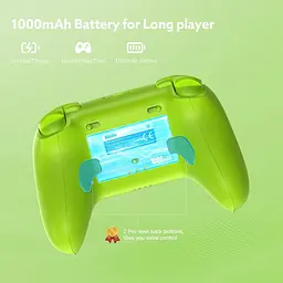 Геймпад 8BitDo Ultimate 2 для Windows і Android, ігровий контролер TMR, Еффект Холла Зелений - мініатюра 9