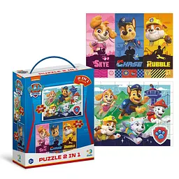 Пазл 2 в 1 Paw Patrol – яскравий дитячий пазл із героями мультфільму (200274)