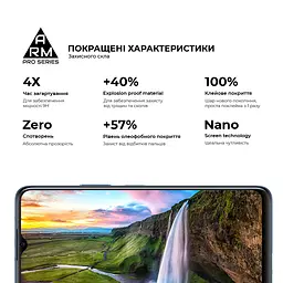 Захисне скло на VIVO Y15s з олеофобним покриттям, Pro, повне проклеювання, антистатичний і пиловідштовхуючий шар, 9H, самоклеючеся, 2.5D, на весь екран, антистатичний клей, ArmorStandart (ARM61009) - мініатюра 4