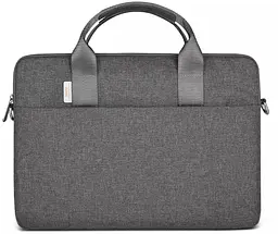 Сумка для ноутбука Wiwu Minimalist Laptop Bag 14" Gray [6936686405799] [61893] - мініатюра 2