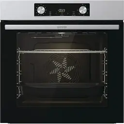 Духова шафа Gorenje електрична 77 л, A+, дисплей, нержавіюча сталь