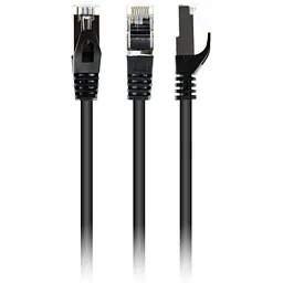 Патч-корд Cablexpert S/FTP Cat 6A CU LSZH 2м black (PP6A-LSZHCU-BK-2M)