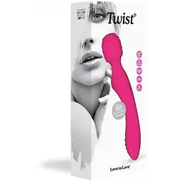 Вібромасажер 2 в 1 Love To Love Twist Рожевий - мініатюра 4