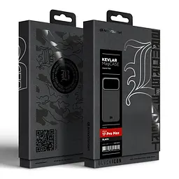 Защитный чехол для Apple iPhone 17 Pro Max, BlackIcon Kevlar MagCase, кевларовый, черный, панель, накладка с поддержкой MagSafe, противоударный, защита всего корпуса, усиленные углы, совместим с беспроводной зарядкой, ArmorStandart (ARM88531) - мініатюра 10