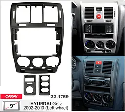 Перехідна рамка Hyundai Getz Carav 22-1759 - мініатюра 7