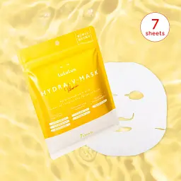 LULULUN Face Mask Hydra V інтенсивна зволожуюча маска з вітамінами та травами, 7 шт - мініатюра 3