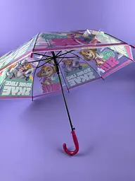 Парасолька дитяча тростинка з Скай (Skye) Щенячий патруль (Paw Patrol), прозора з зображенням, 66 см, PL82501 - мініатюра 2