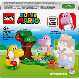 Конструктор LEGO Super Mario™ Прекрасний ліс Yoshi. Додатковий набір 107 деталей (71428)